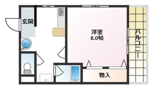 モントローズフタバの物件間取画像